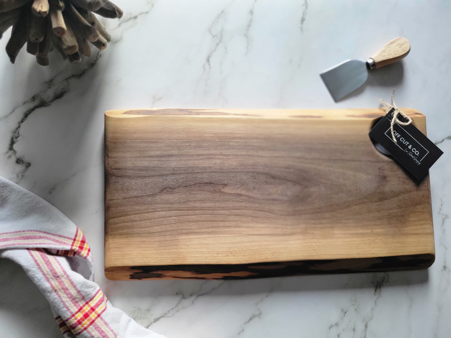 Handmade Walnut Charcuterie Board (17" x 0.75" x 9.25") - A337