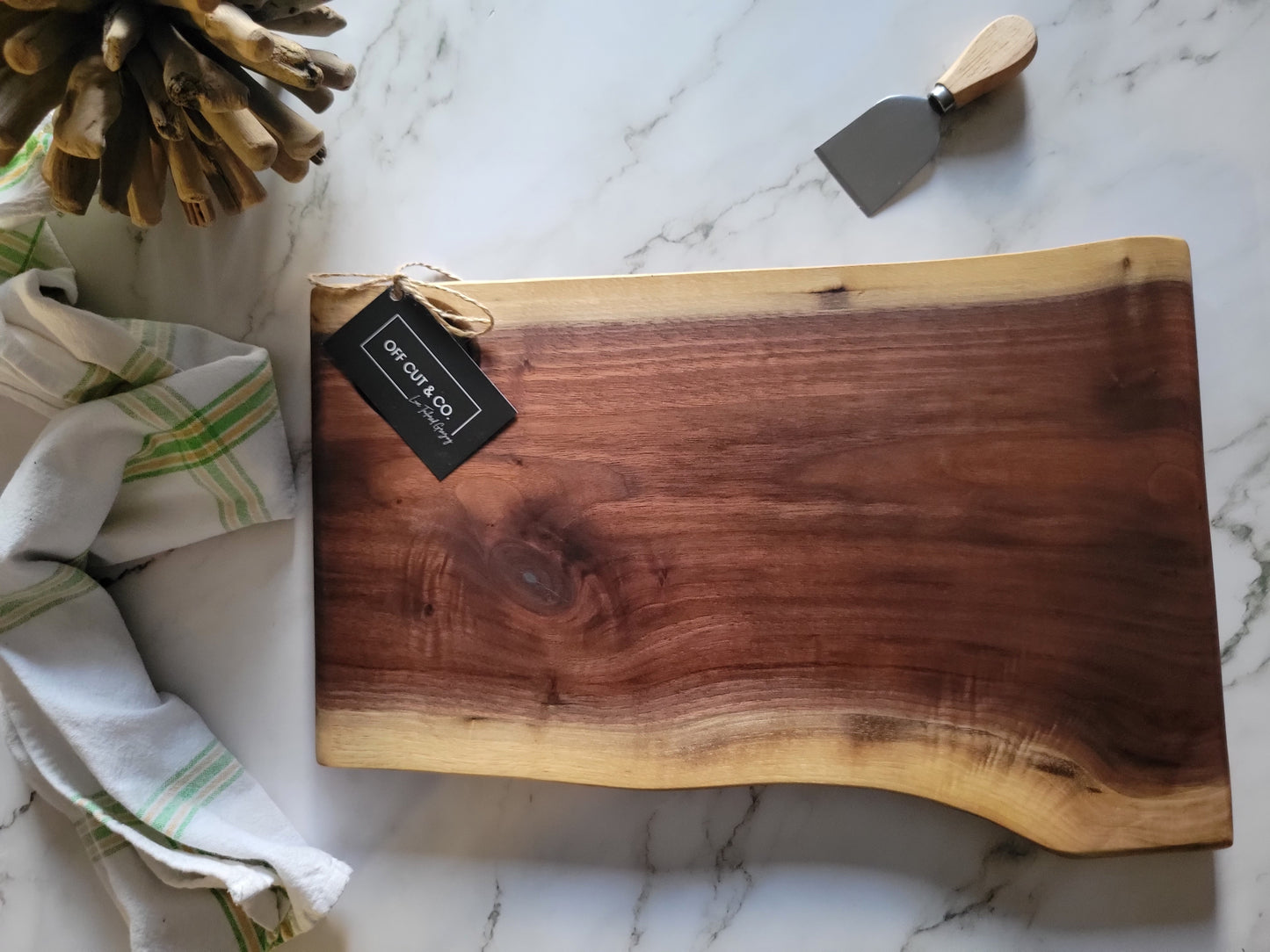 Handmade Walnut Charcuterie Board (18" x 0.75" x 12") - A351