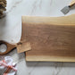 Handmade Walnut Charcuterie Board With Handle (23.5" x 0.75" x 13") - A304