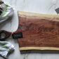 Handmade Walnut Charcuterie Board With Handle (24.25" x 0.75" x 14") - A366