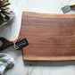 Handmade Walnut Charcuterie Board With Handle (25.25" x 1" x 13.25") - A367