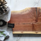 Handmade Walnut Charcuterie Board With Handle (24.5" x 1" x 13.25") - A374