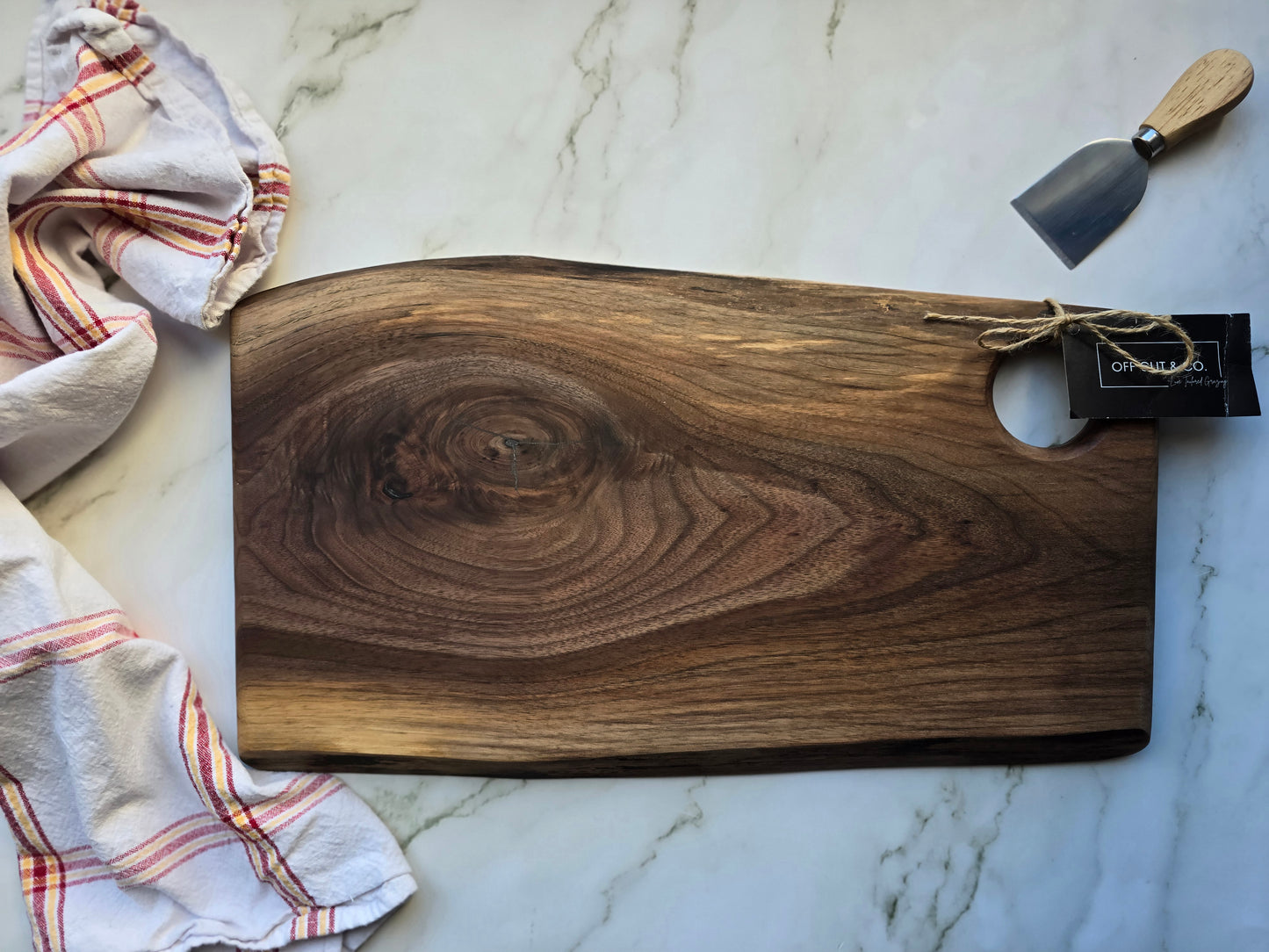 Handmade Walnut Charcuterie Board (18" x 0.75" 10.75") - A375