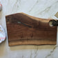 Handmade Walnut Charcuterie Board (17.25" x 0.75" x 11") - A379