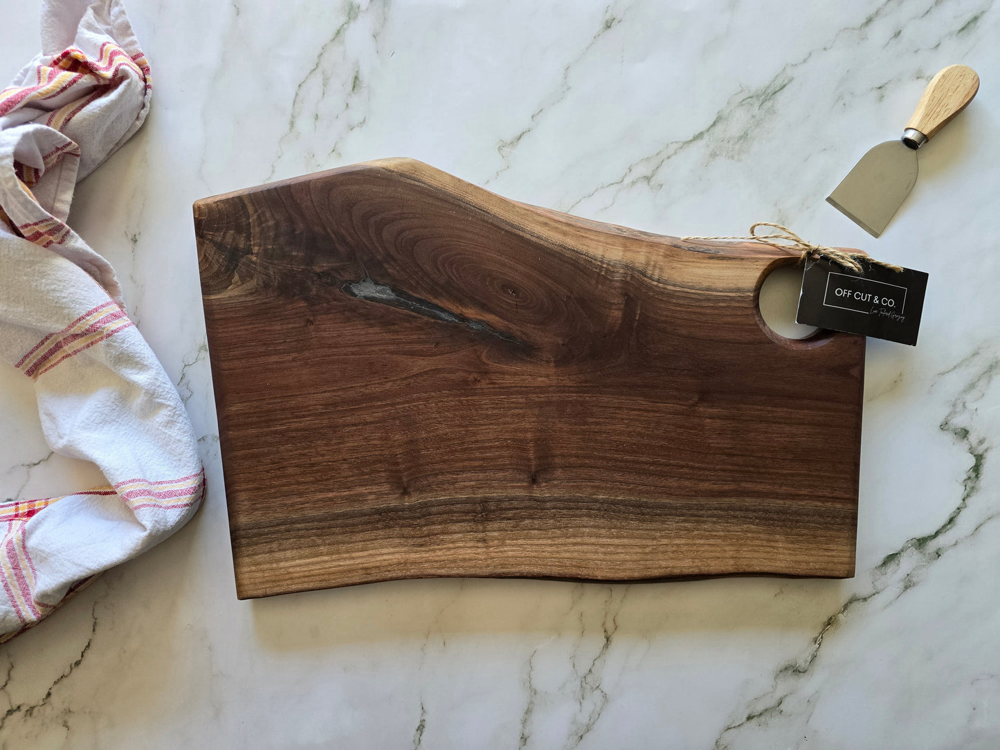 Handmade Walnut Charcuterie Board (17.25" x 0.75" x 11") - A379