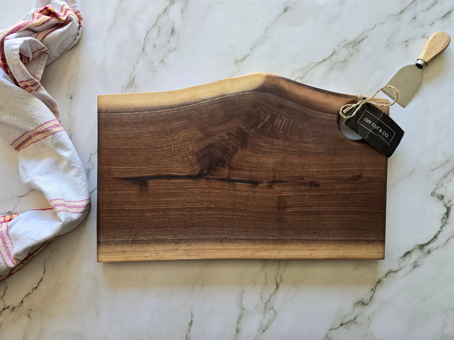 Handmade Walnut Charcuterie Board (17" x 0.75" x 11") - A382