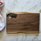 Handmade Walnut Charcuterie Board (17.25" x 0.75" x 11.25") - A385