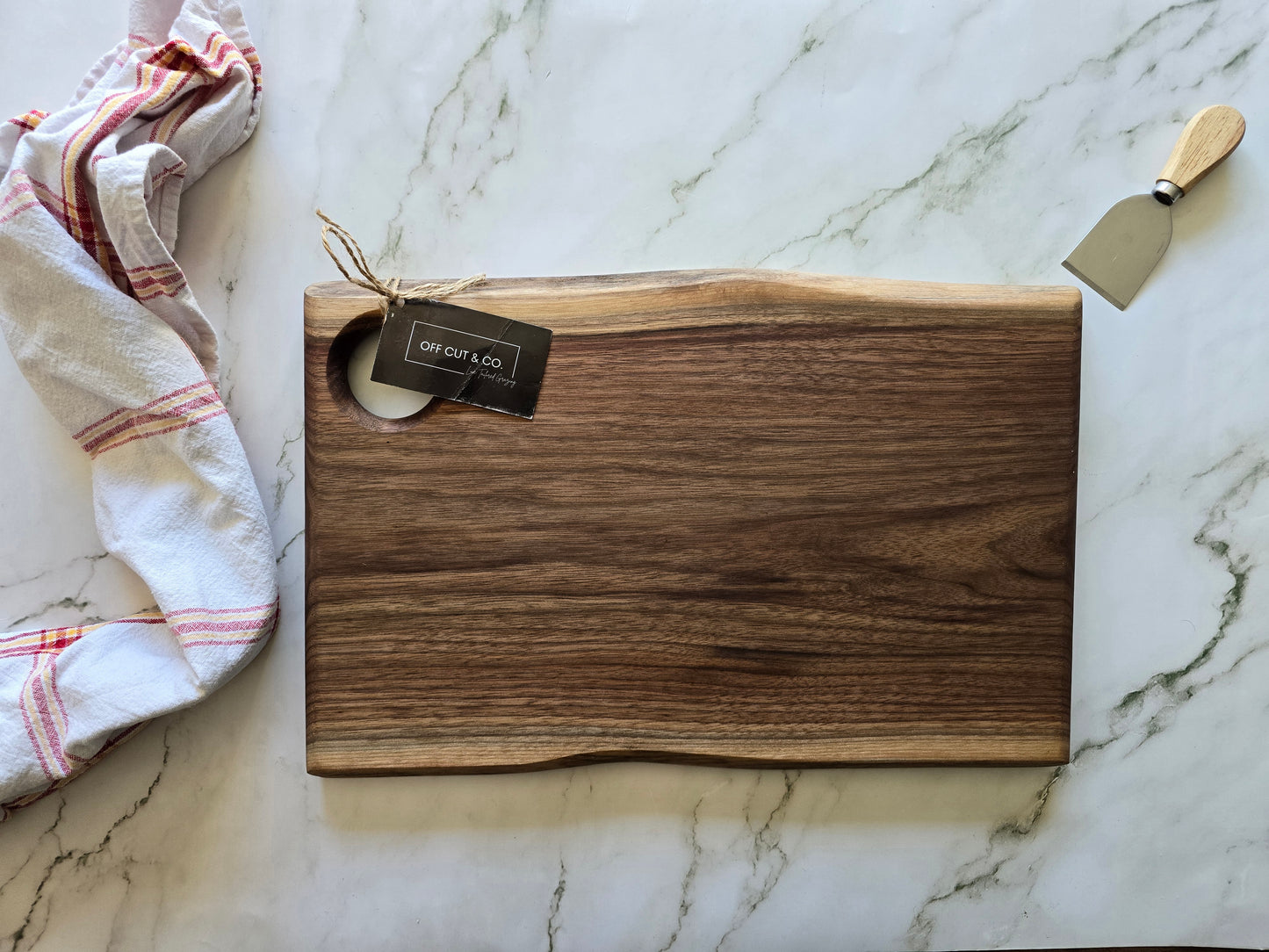 Handmade Walnut Charcuterie Board (17.25" x 0.75" x 11.25") - A385