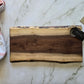 Handmade Walnut Charcuterie Board (17.25" x 0.25" x 9.25") - A386