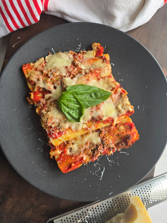 Cannelloni di Carne (Beef Ragù-Stuffed Cannelloni)