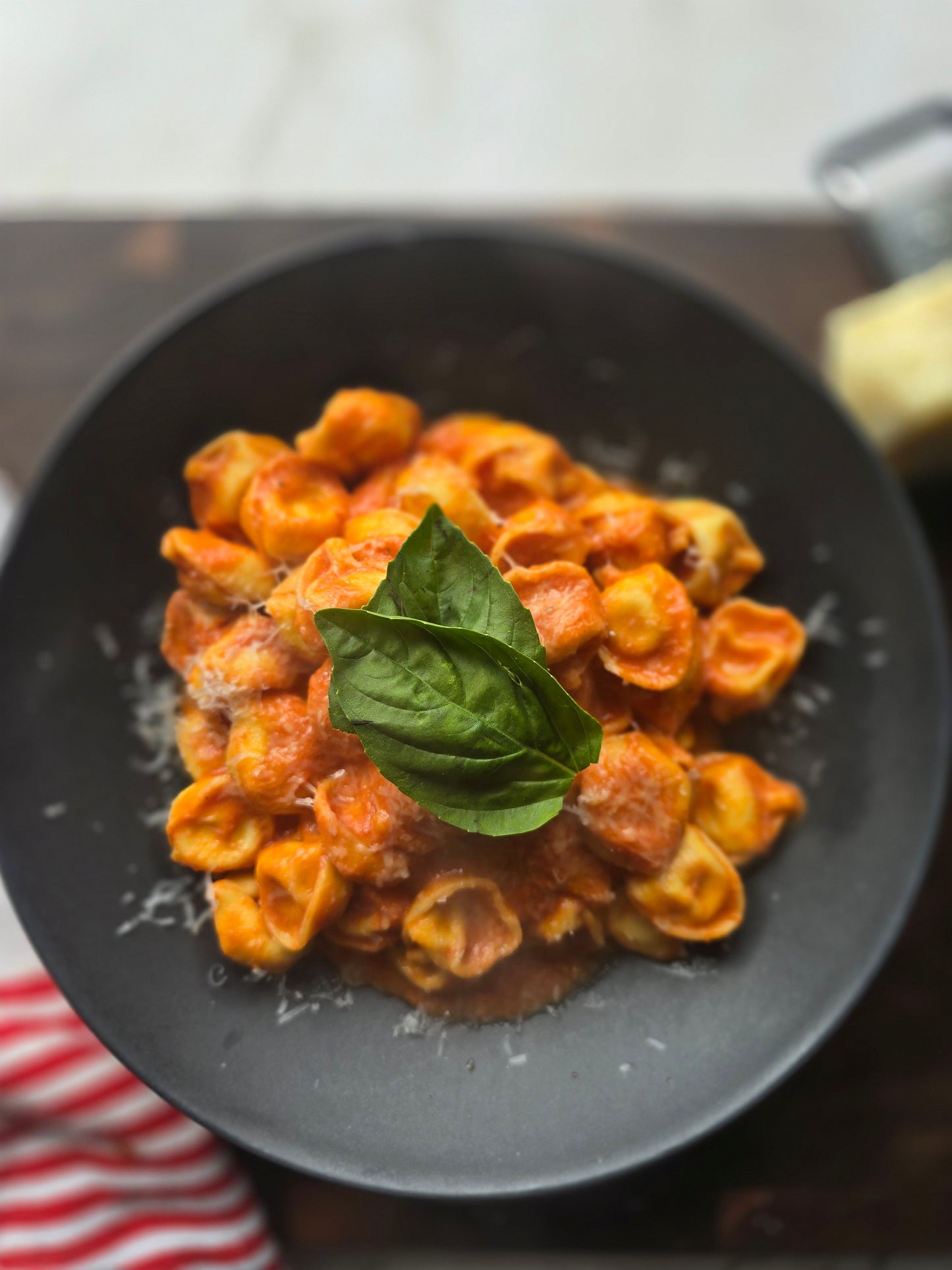 Ricotta Tortellini Cream Sauce