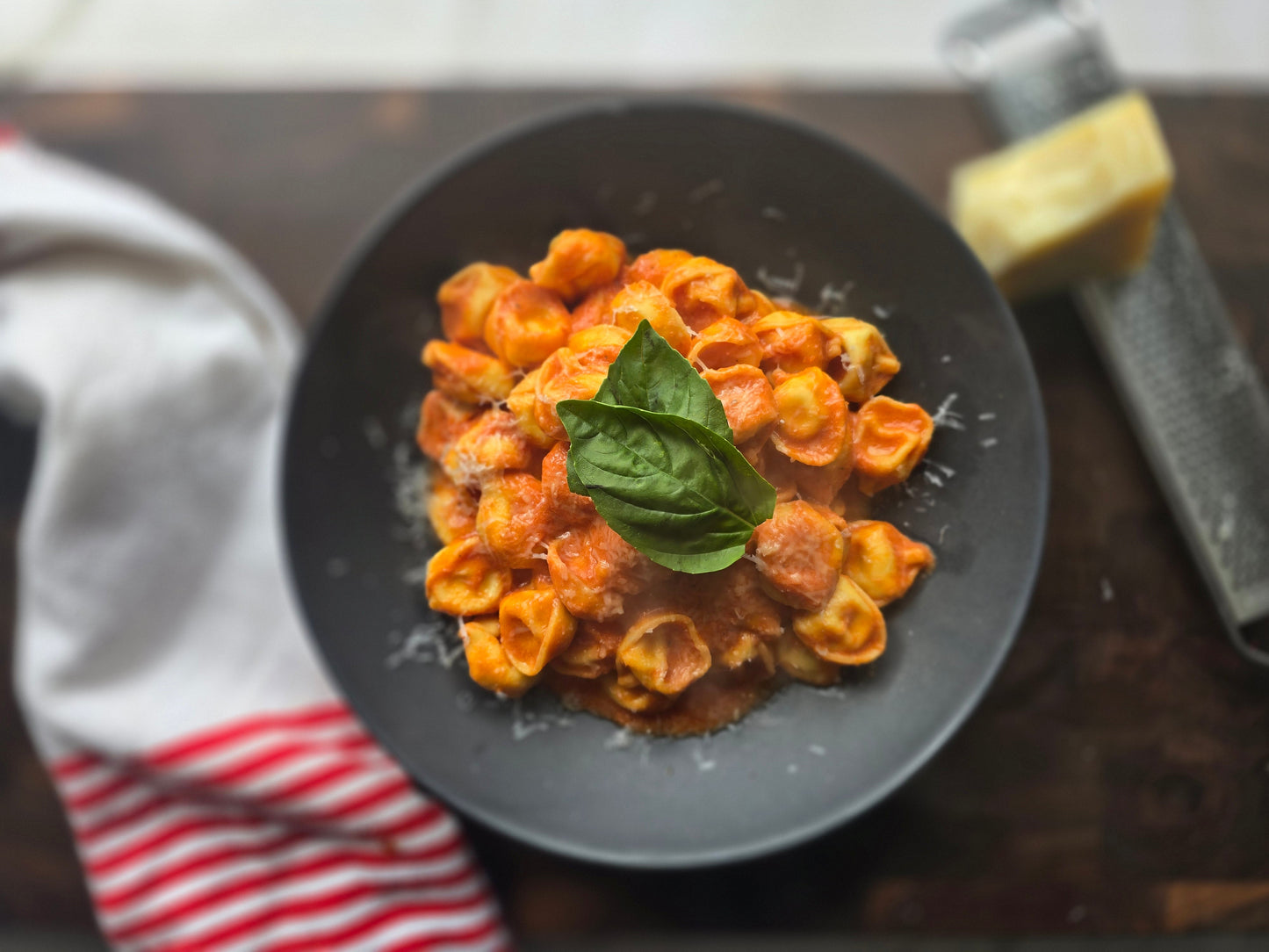 Ricotta Tortellini Cream Sauce