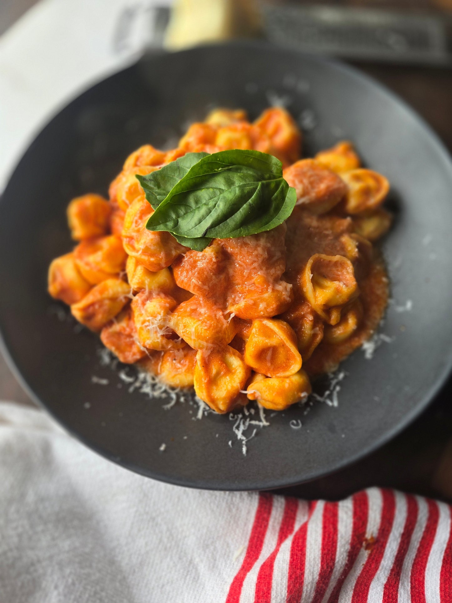 Ricotta Tortellini Cream Sauce