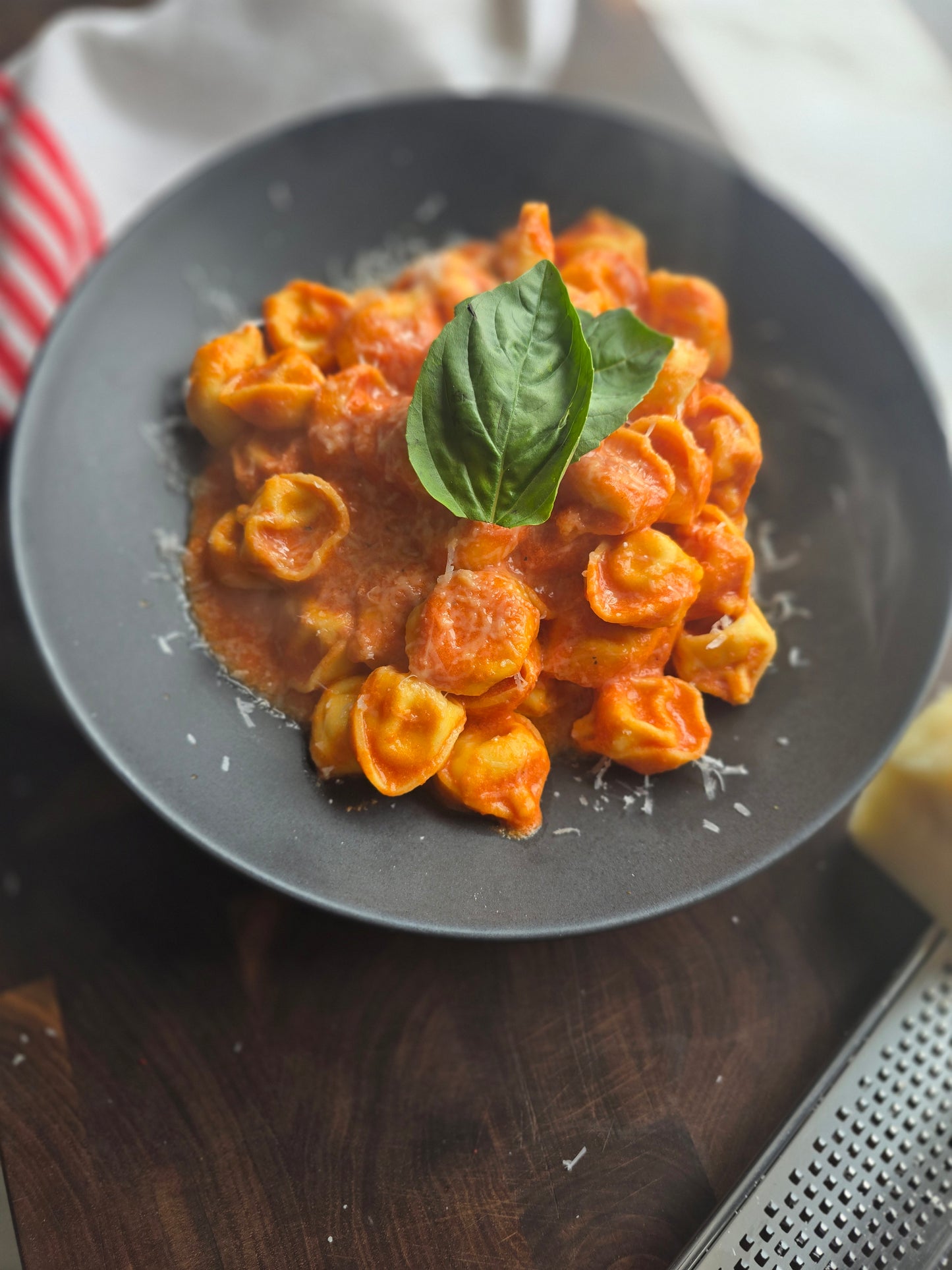 Ricotta Tortellini Cream Sauce