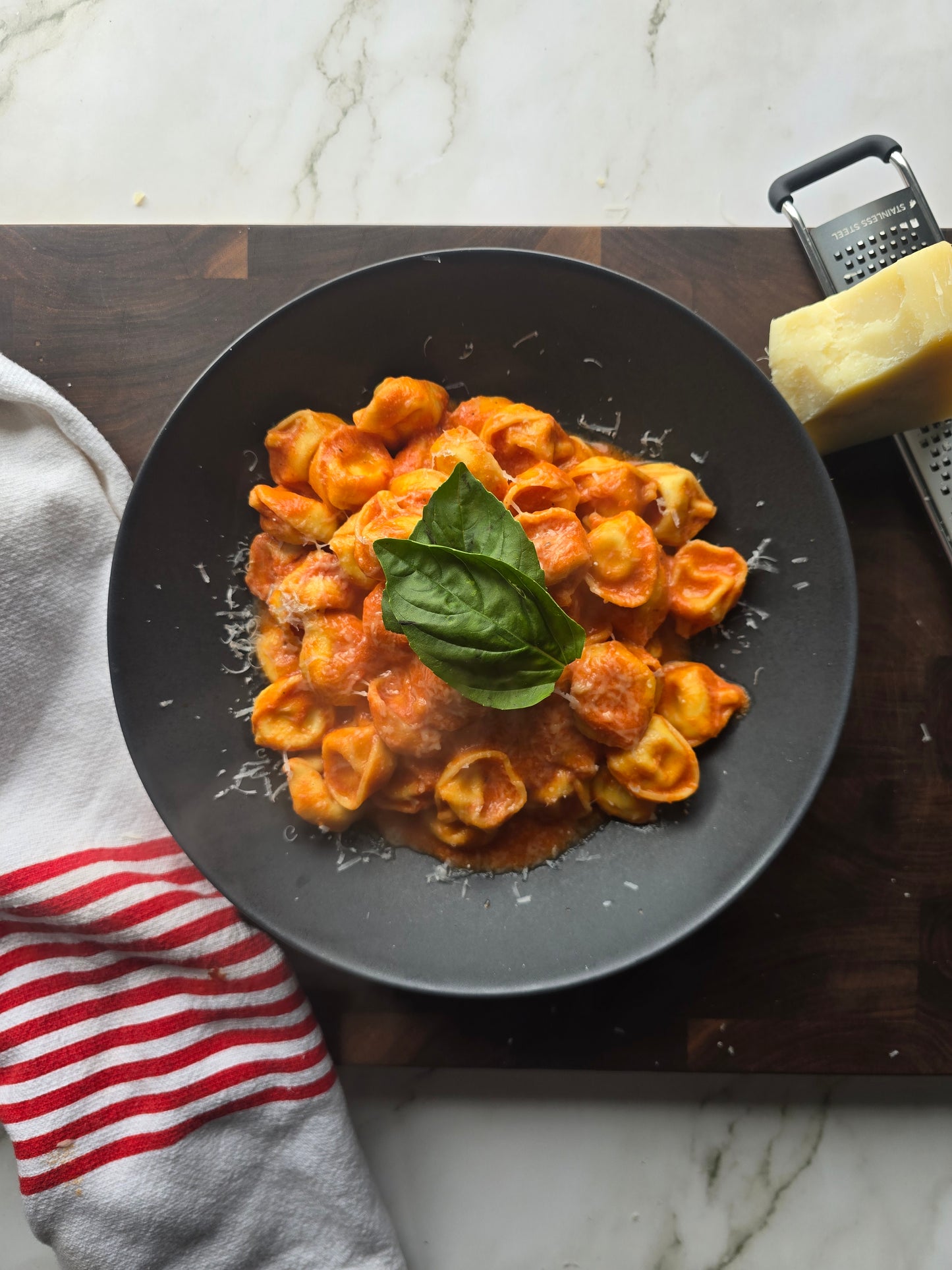 Ricotta Tortellini Cream Sauce